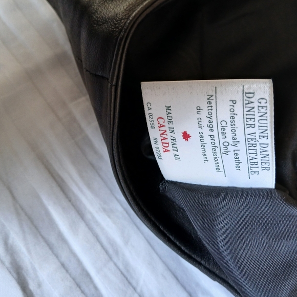 Vintage black Danier leather pants - Picture 10 of 11